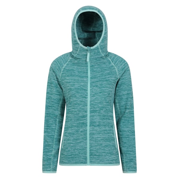Mountain Warehouse Dam/Dam Lleyn II Melange Full Zip Hoodie Teal 20 UK