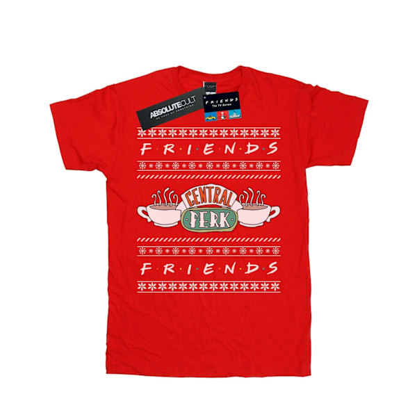 Friends Boys Fair Isle Central Perk T-shirt 9-11 år Röd Red 9-11 Years