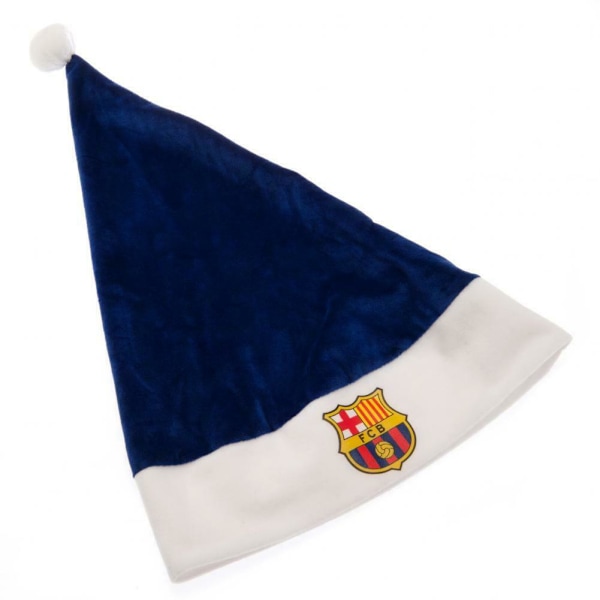 FC Barcelona Santa Claus Mössa One Size Blå/Vit Blue/White One Size
