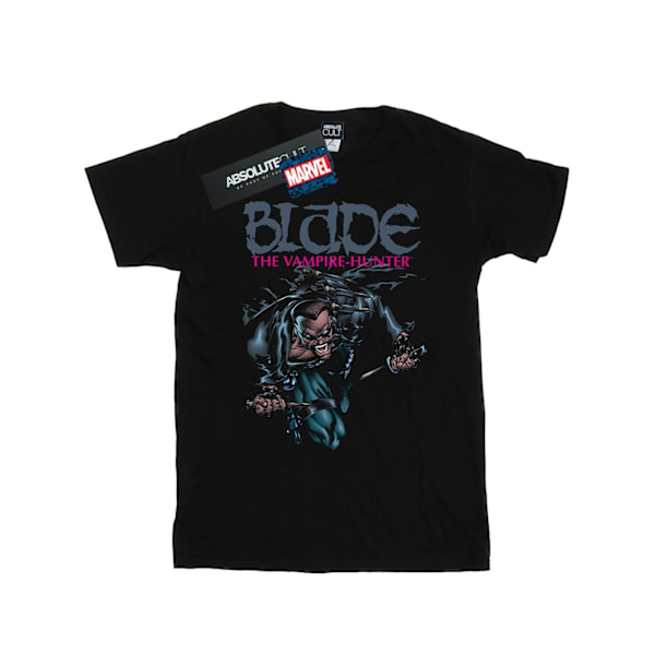 Marvel Womens/Ladies Blade Action Cotton Boyfriend T-Shirt 5XL Black 5XL