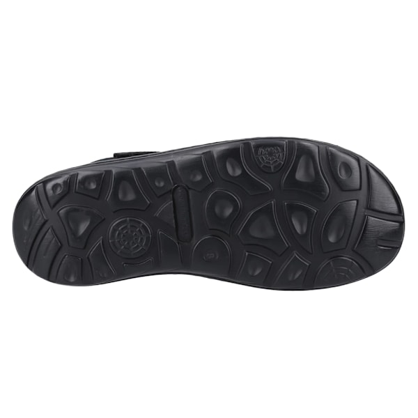 Hush Puppies Albert Fisherman Lädersandaler för Män 6 UK Svart Black 6 UK