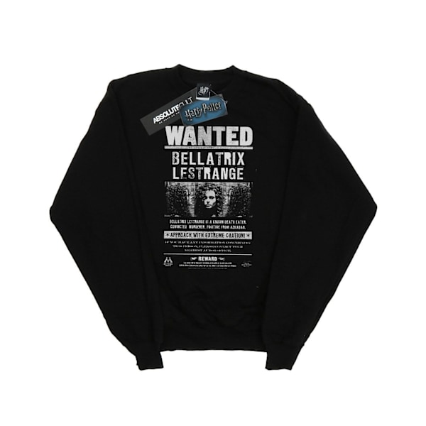 Harry Potter Flickor Bellatrix Lestrange Wanted Sweatshirt 7-8 År Black 7-8 Years