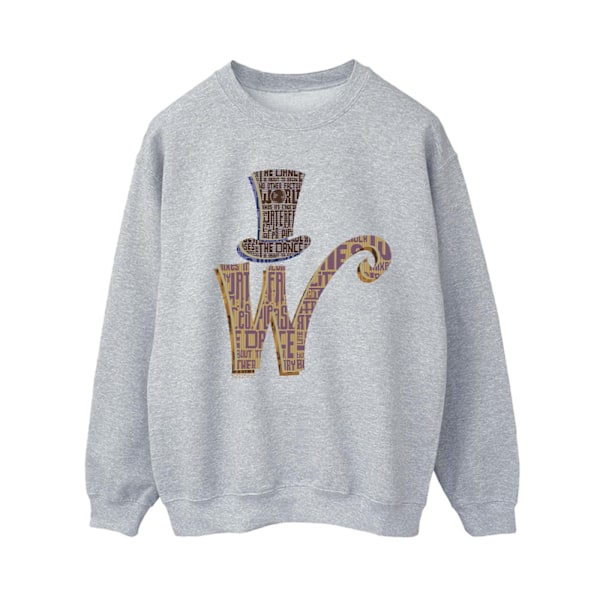 Willy Wonka Dam/Dam W Logo Hat Sweatshirt 5XL Sports Grey Sports Grey 5XL