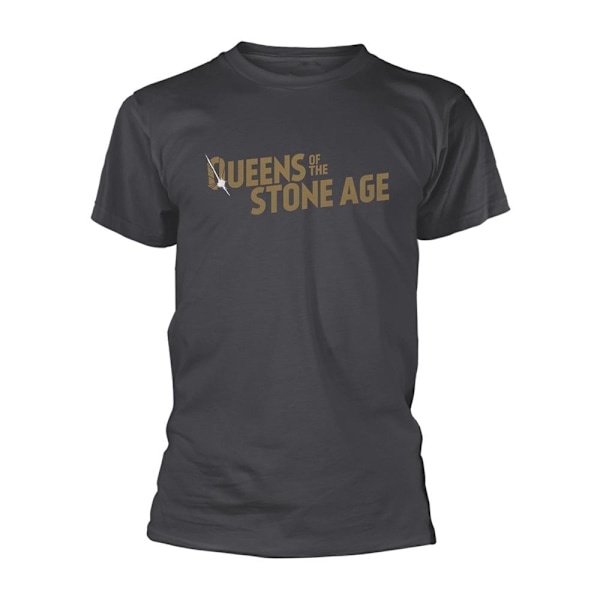 Queens Of The Stone Age Unisex Adult Metallic Logo T-Shirt XXL Grey XXL
