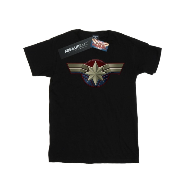 Marvel Herr Captain Marvel Chest Emblem T-Shirt XXL Svart Black XXL