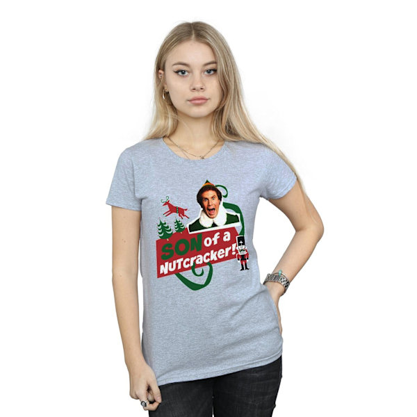 Elf Dam/Damer Son Of A Nutcracker Bomull T-Shirt S Sports G Sports Grey S