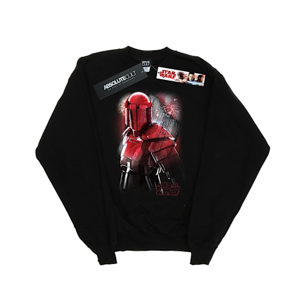 Star Wars Girls The Last Jedi Praetorian Guard Borstad Sweatshirt Black 7-8 Years