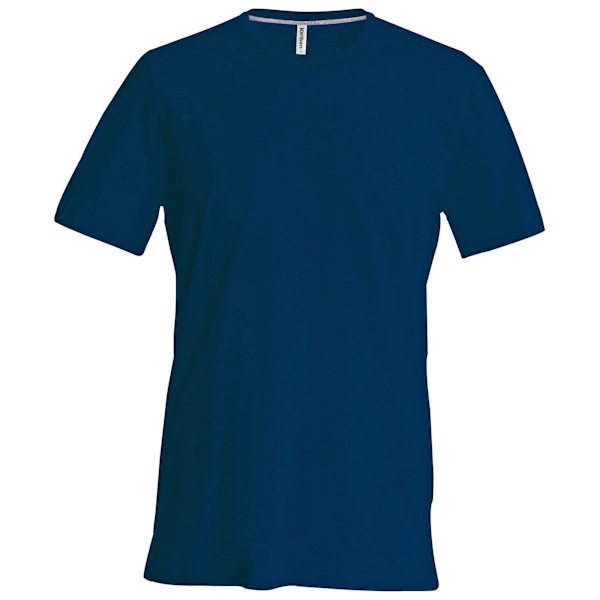 Kariban herr Slim Fit kortärmad T-shirt med rund hals 4XL marinblå Navy 4XL