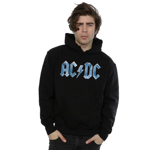 AC/DC Herr Ice Logo Bomullströja 3XL Svart Black 3XL