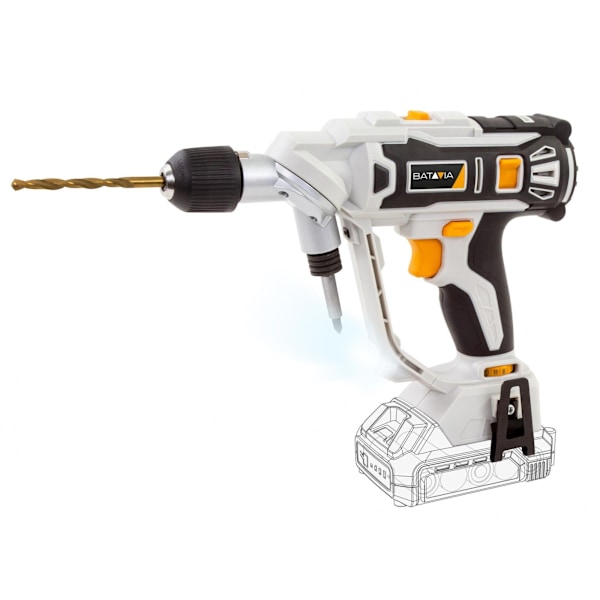 Batavia Maxxpack Twin Drill Borrmaskin & Skruvdragare 18v Bare Unit O Multi Colour One Size