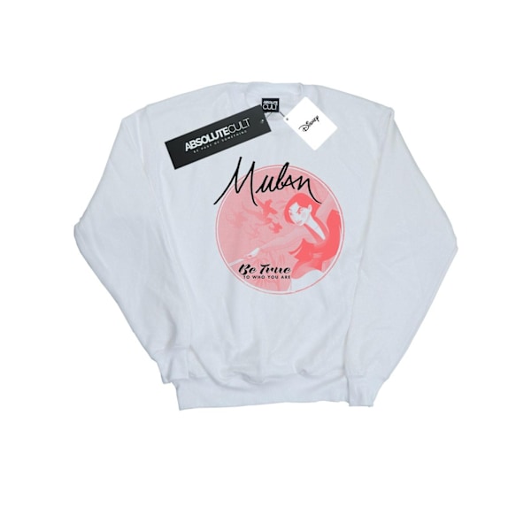 Disney Boys Mulan Be True Sweatshirt 9-11 år Vit White 9-11 Years