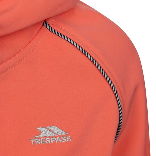 Trespass Belmoon Softshelljacka för Barn 7-8 År, Mjuk Soft Orange 7-8 Years