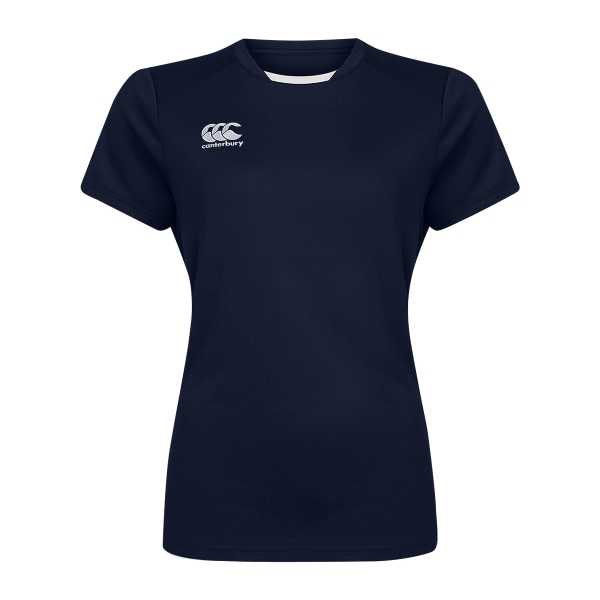 Canterbury Dam/Dam Club Dry T-Shirt 12 UK Navy Navy 12 UK