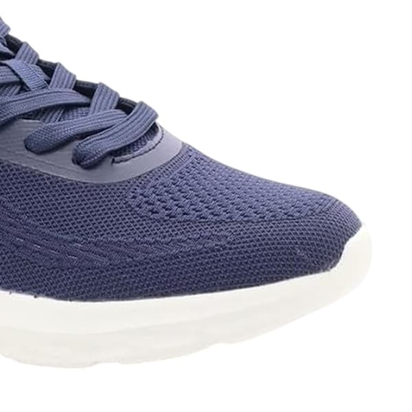 Ellesse Herr Como Läder Platta Träningsskor 9 UK Marinblå Navy 9 UK