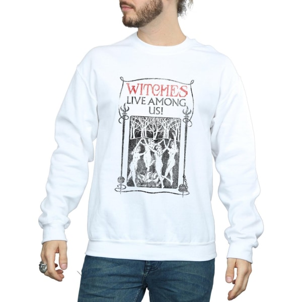 Fantastic Beasts Mens Witches Live Among Us Sweatshirt XXL Vit White XXL