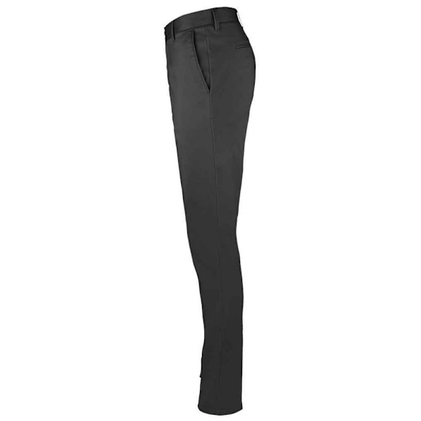 SOLS Dam/Dam Jared Stretch Kostymbyxor 10 UK Svart Black 10 UK