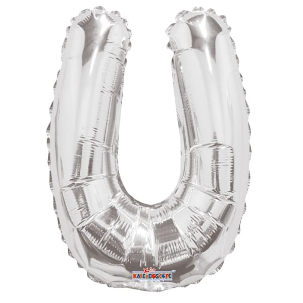 Apac U bokstav folie ballong One Size Silver Silver One Size
