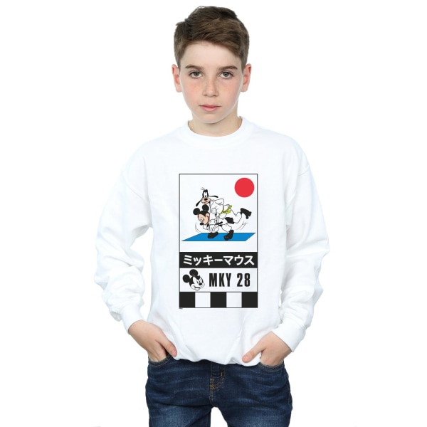 Disney Boys Mickey And Goofy Karate Sweatshirt 5-6 Years White White 5-6 Years