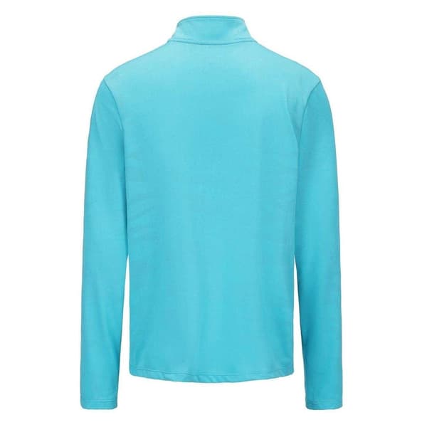 Everlast Herr Mock Neck Regular Långärmad Topp M Cyan/Blå Cyan/Blue M