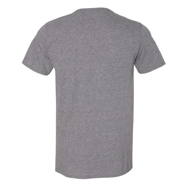 Gildan Herr Kortärmad Soft-Style T-shirt 4XL Graphite Heather Graphite Heather 4XL