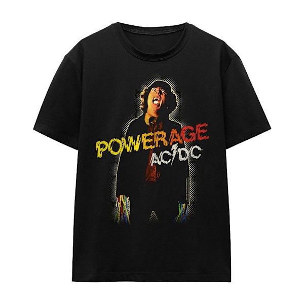 AC/DC Unisex Vuxen Powerage T-Shirt L Svart Black L