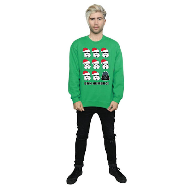 Star Wars Jul Humbug Sweatshirt M Irländsk Grön Irish Green M