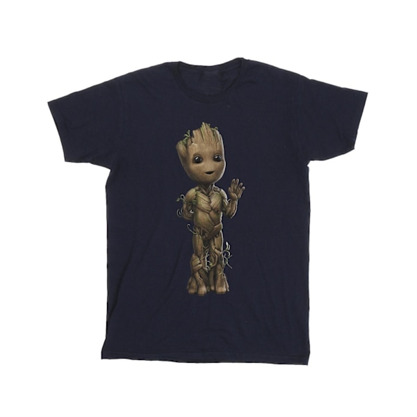 Marvel herr I Am Groot Wave Pose T-shirt XXL marinblå Navy Blue XXL
