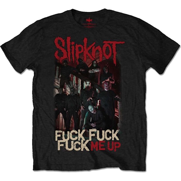 Slipknot Unisex Adult Fuck Me Up T-Shirt S Svart Black S