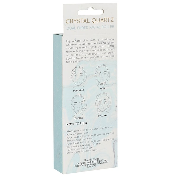 Something Different Quartz Face Roller One Size Vit/Guld White/Gold One Size