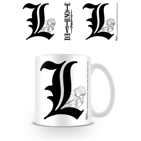 Death Note L Mugg One Size White White One Size