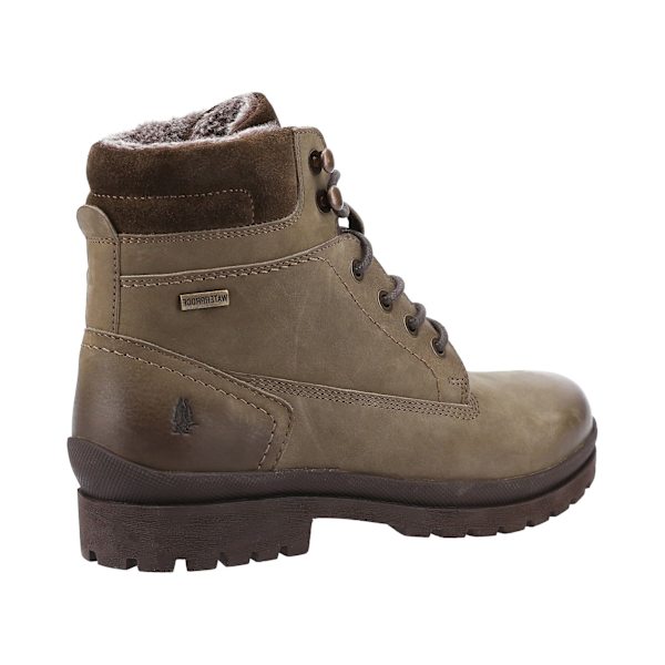 Hush Puppies Dam/Dam Annay Läder Combat Boots 7 UK Khak Khaki 7 UK