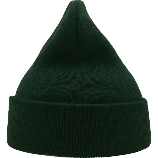 Atlantis Unisex Vuxen Vind Återvunnen Cuffad Mössa En Storlek Flaska Grön Bottle Green One Size