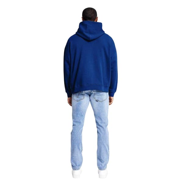 Madison Barclay Herr Oversized Hoodie S Indigo Blå Indigo Blue S