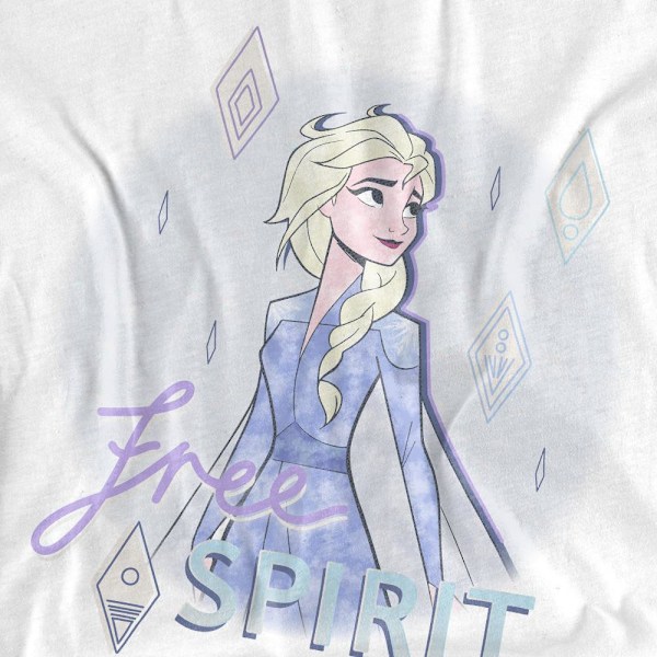 Frozen Unisex Vuxen Believe In Yourself Elsa T-Shirt M Vit White M