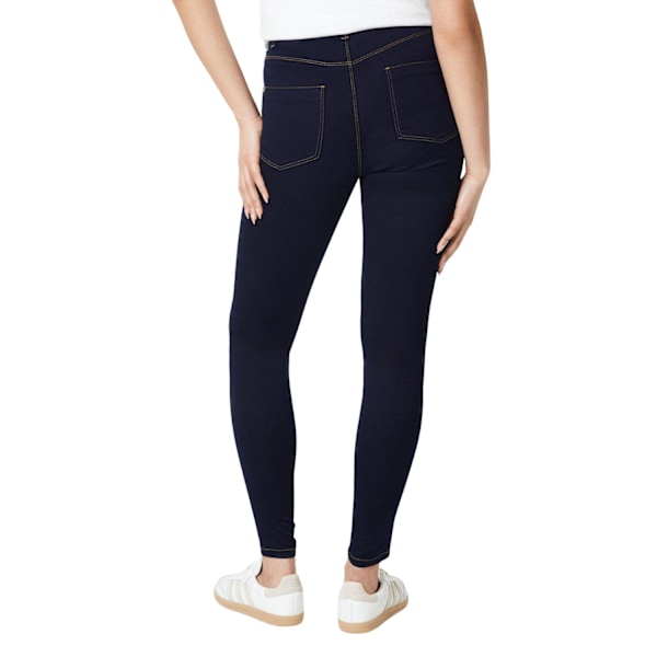 Dorothy Perkins Dam/Kvinnor Långa Skinny Ankle Grazer Jeans 16 Indigo 16 UK