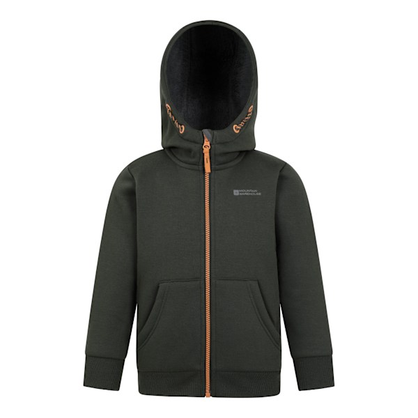 Mountain Warehouse Nordic II Hoodie med Hel Dragkedja för Barn 7-8 år Khaki Green 7-8 Years
