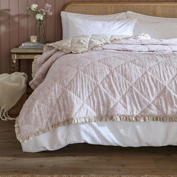 Yard Barton Ginghamrutigt påslakanset King Blush Blush King