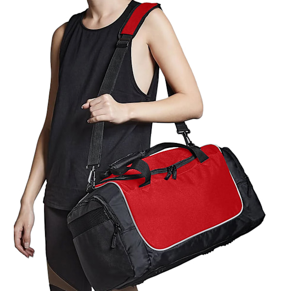 Quadra Teamwear Locker Bag One Size Röd/Svart Red/Black One Size