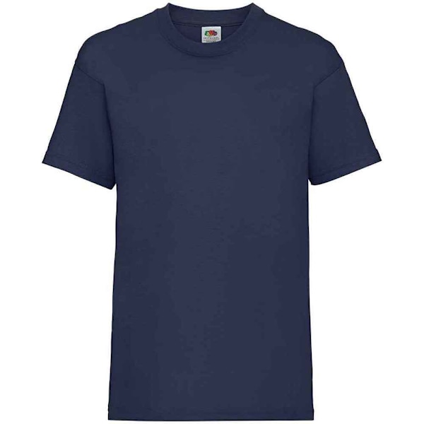 Fruit of the Loom Barn/Kids Valueweight T-shirt 5-6 år Deep Navy 5-6 Years