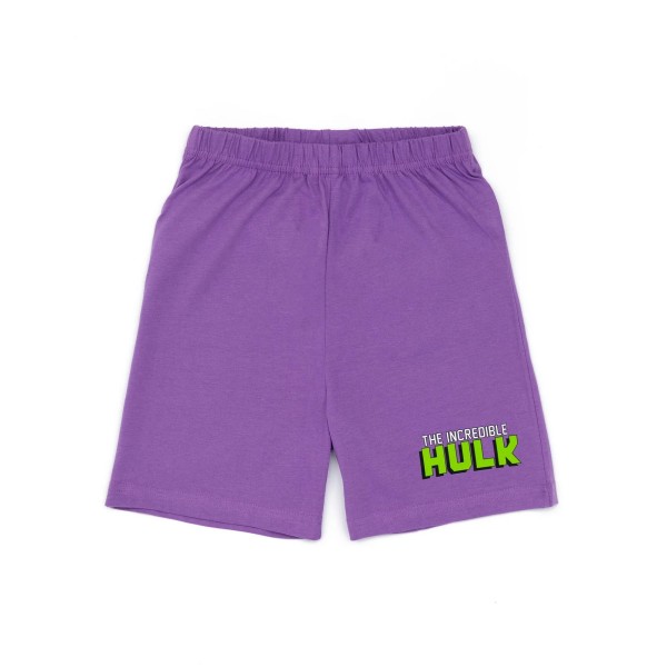 Hulk Boys Tryckt Pyjamas Set 7-8 År Lila/Grön Purple/Green 7-8 Years