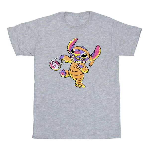 Lilo & Stitch Herr T-shirt Bus eller Godis XL Sportgrå Sports Grey XL