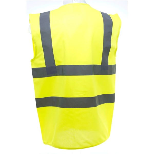 Yoko Unisex Premium Hi-Vis Väst / Jacka (2-pack) Hi-Vis Yellow L