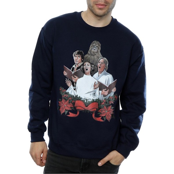 Star Wars Jultröja för Herr - XL - Marinblå Navy Blue XL