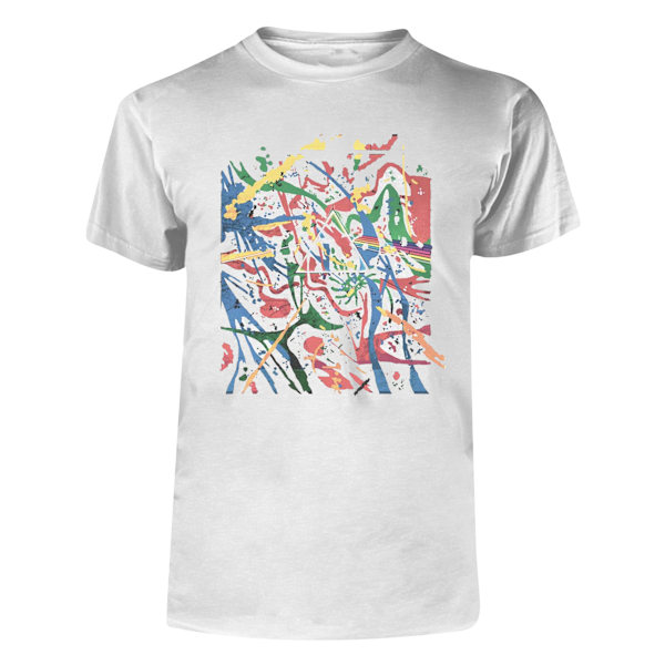 Pink Floyd Unisex Adult Pollock Prism T-Shirt M Vit White M