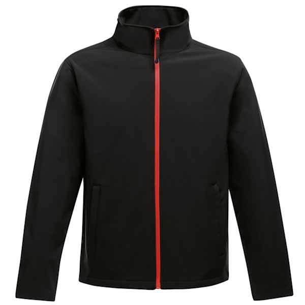 Regatta Standout Mens Ablaze Printable Softshell Jacket 3XL Bla Black/Classic Red 3XL