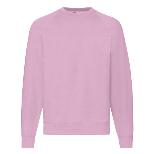 Fruit Of The Loom Raglanärm Belcoro® Sweatshirt L Ljusrosa Light Pink L