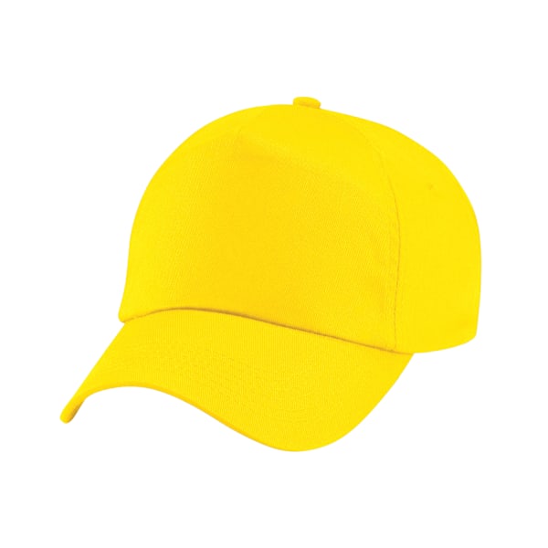 Beechfield Barnens/Barn Original 5 Panel Cap En Storlek Gul Yellow One Size