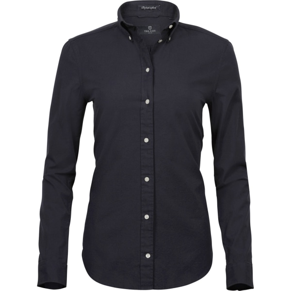 Tee Jays Dam/Dam Perfekt långärmad Oxfordskjorta L Marinblå Navy L