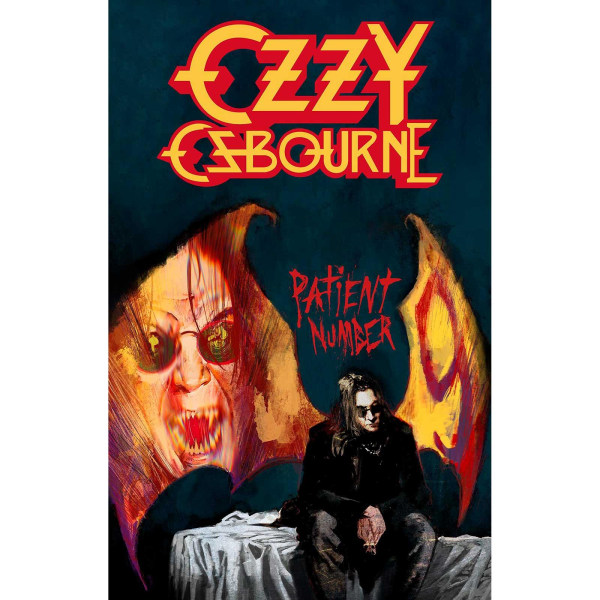 Ozzy Osbourne Patient No.9 Textile Poster 106cm x 70cm Multicol Multicoloured 106cm x 70cm
