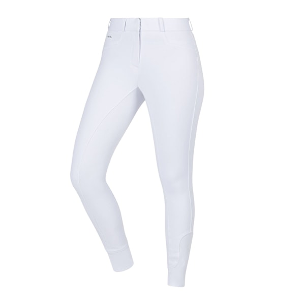 Weatherbeeta Womens/Ladies Duet Full Seat Breeches 14 UK R Vit White 14 UK R